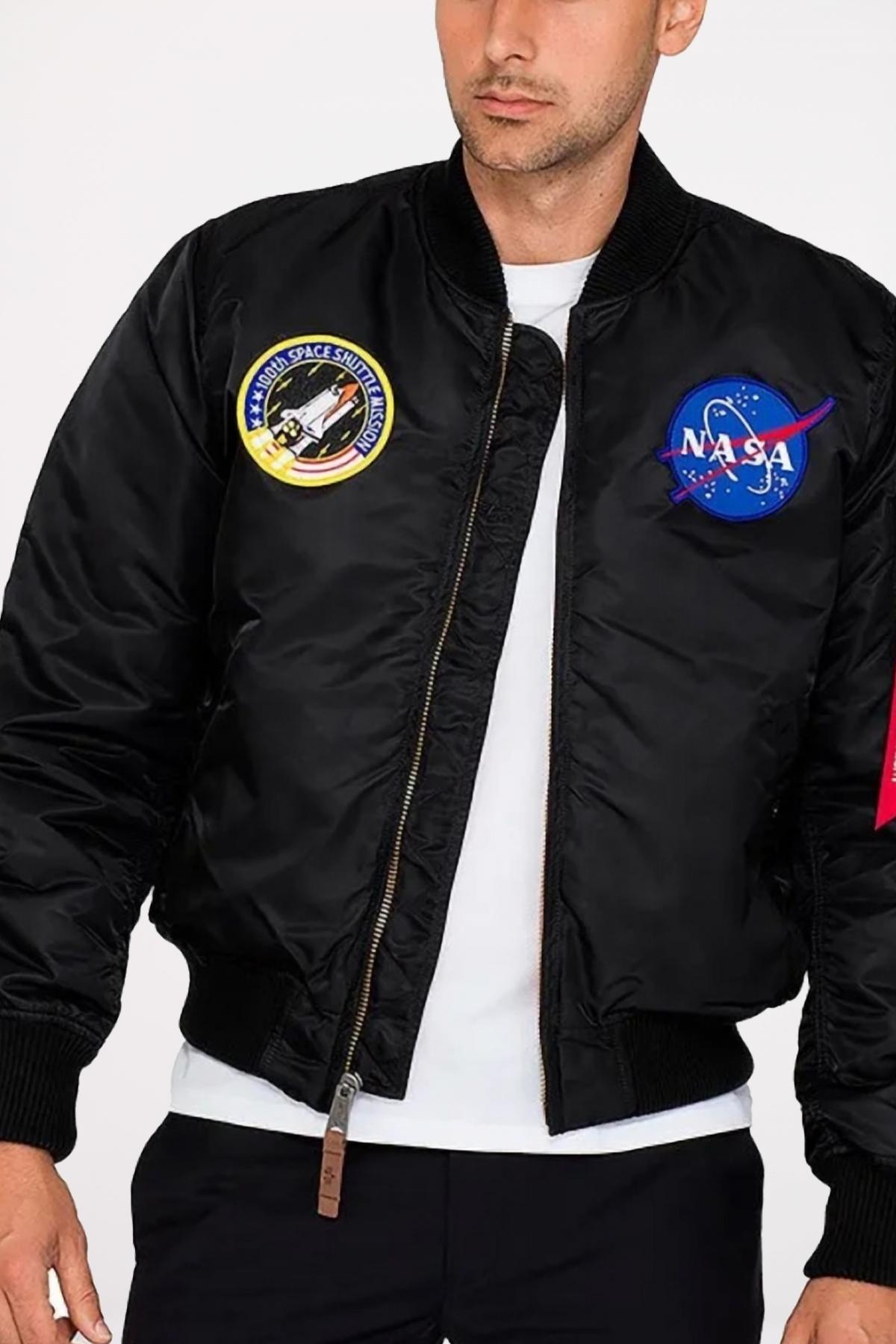 ALPHA INDUSTRIES MA VF NASA en color NEGRO (1)