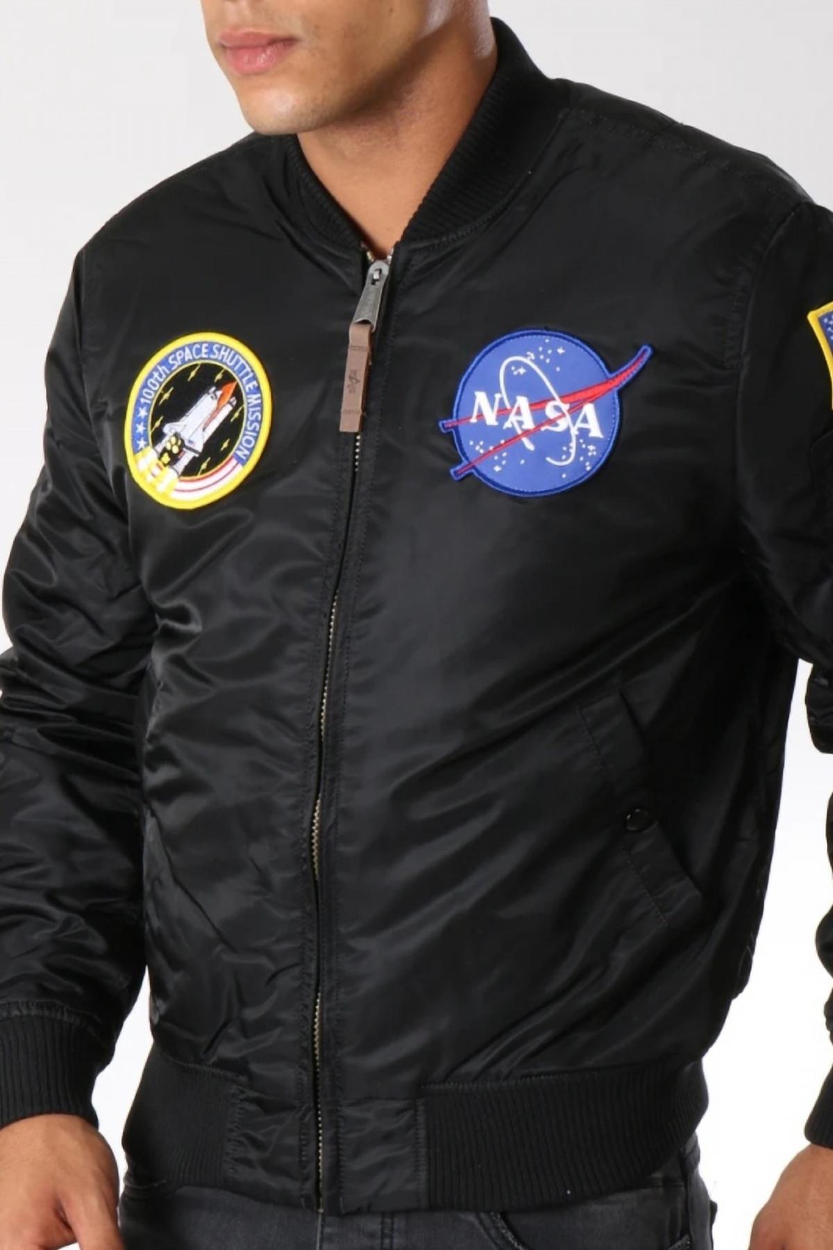 ALPHA INDUSTRIES MA VF NASA en color NEGRO (3)