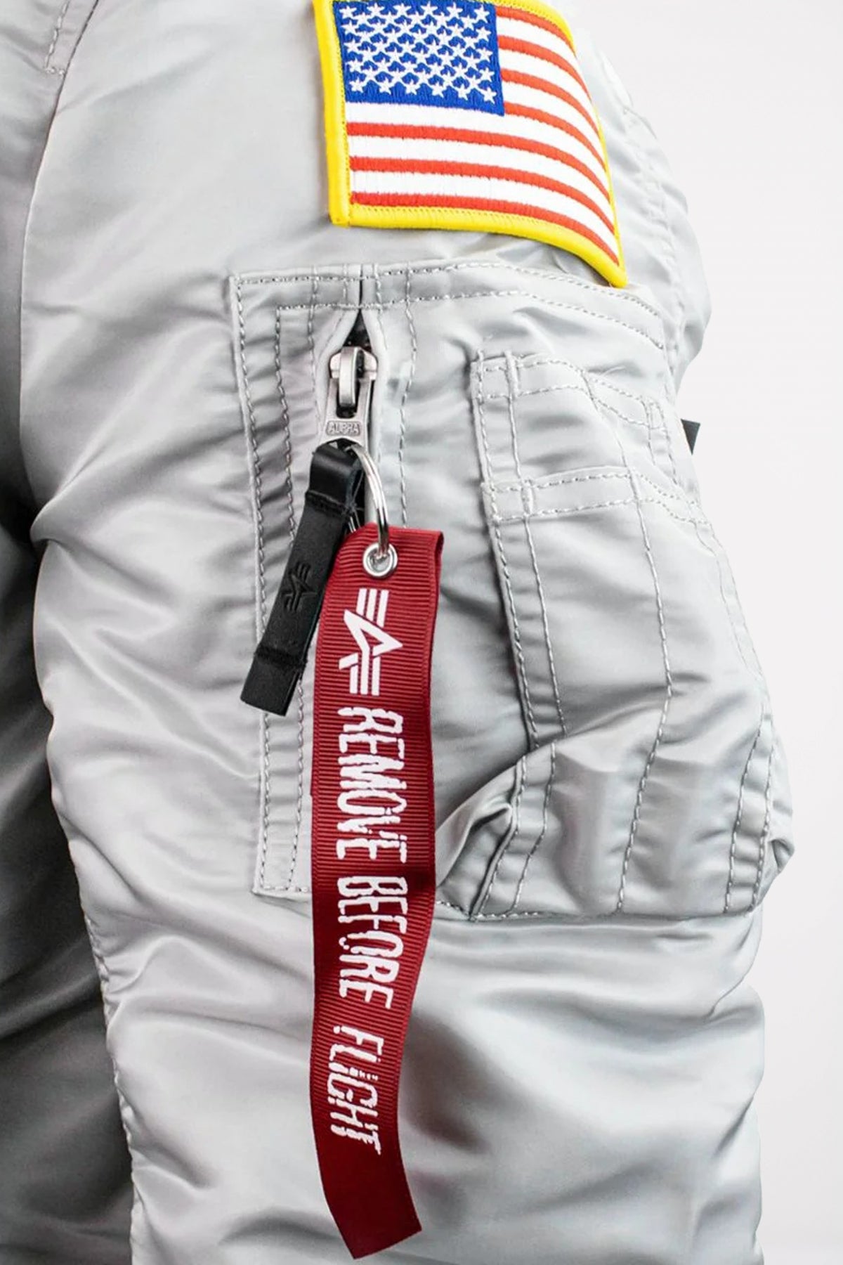 ALPHA INDUSTRIES MA VF NASA en color GRIS (4)