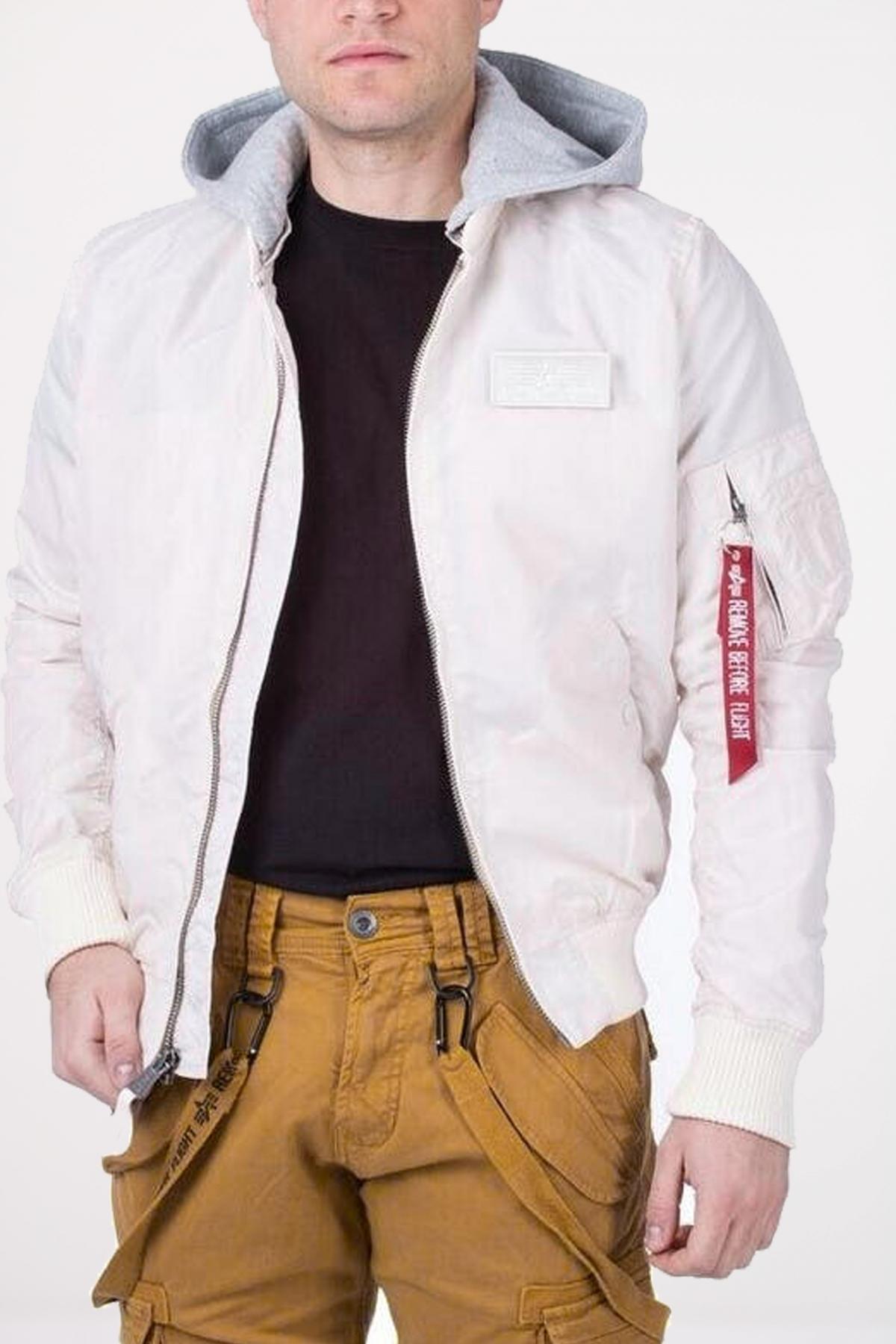 ALPHA INDUSTRIES MA- TT HOOD en color BEIS (1)