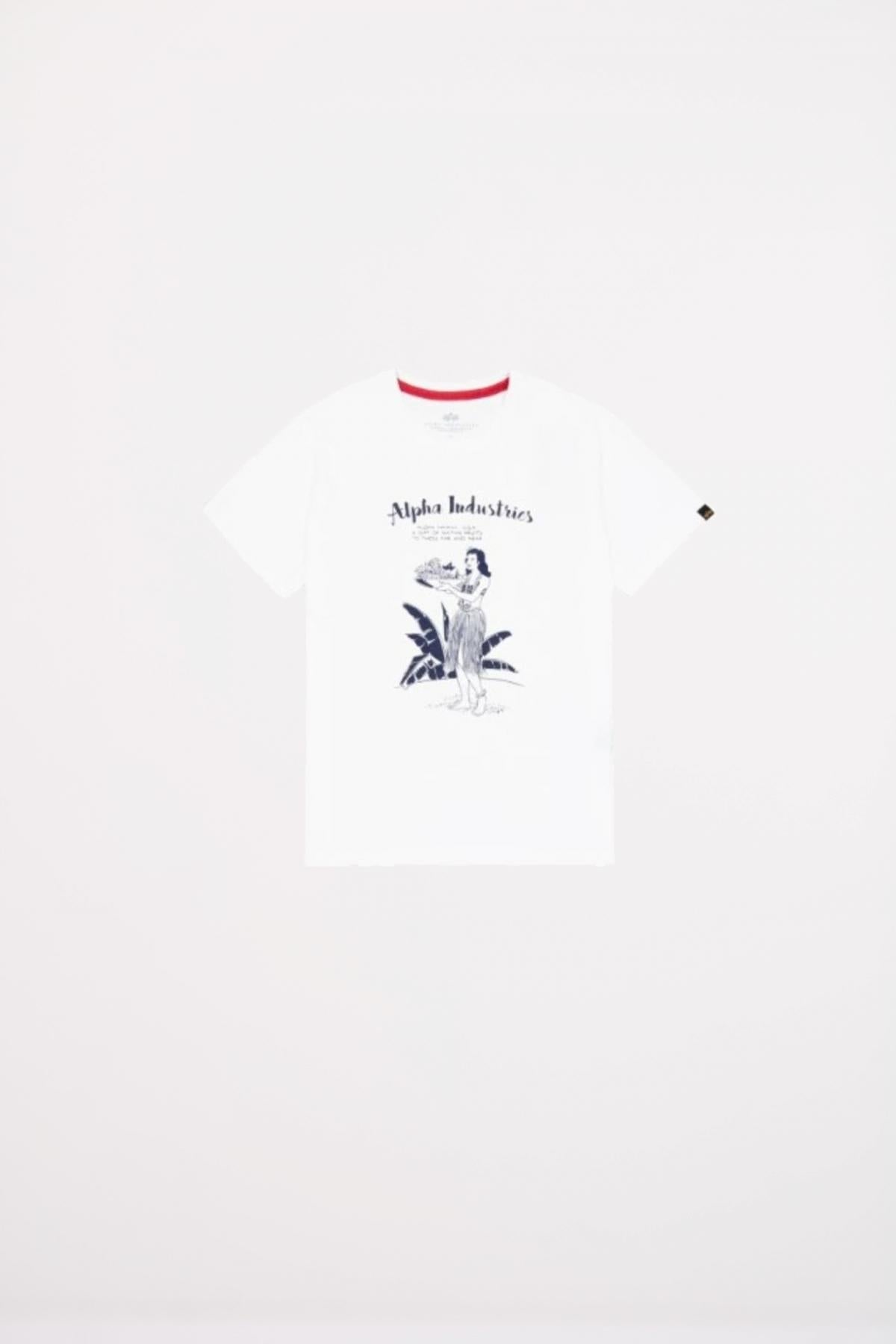 ALPHA INDUSTRIES HAWAII T en color BLANCO (2)