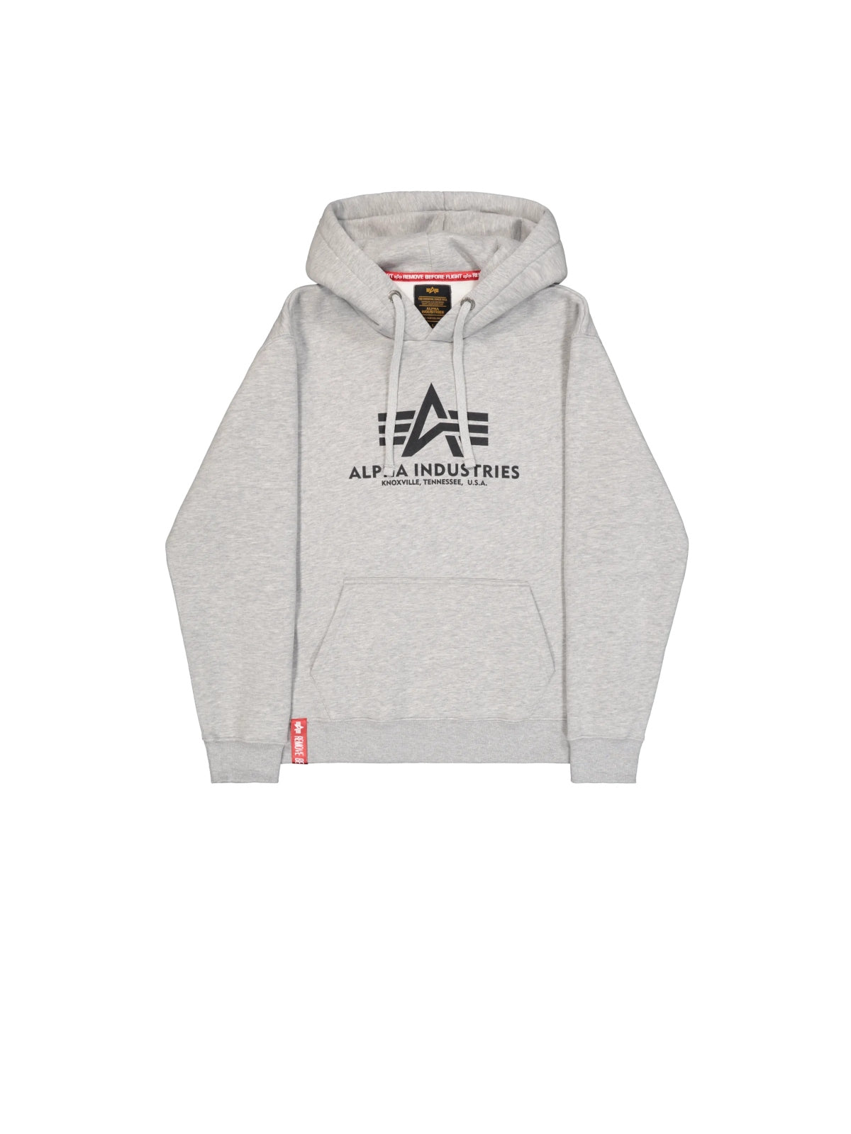 ALPHA INDUSTRIES THE BASIC HOODIE en color GRIS (2)