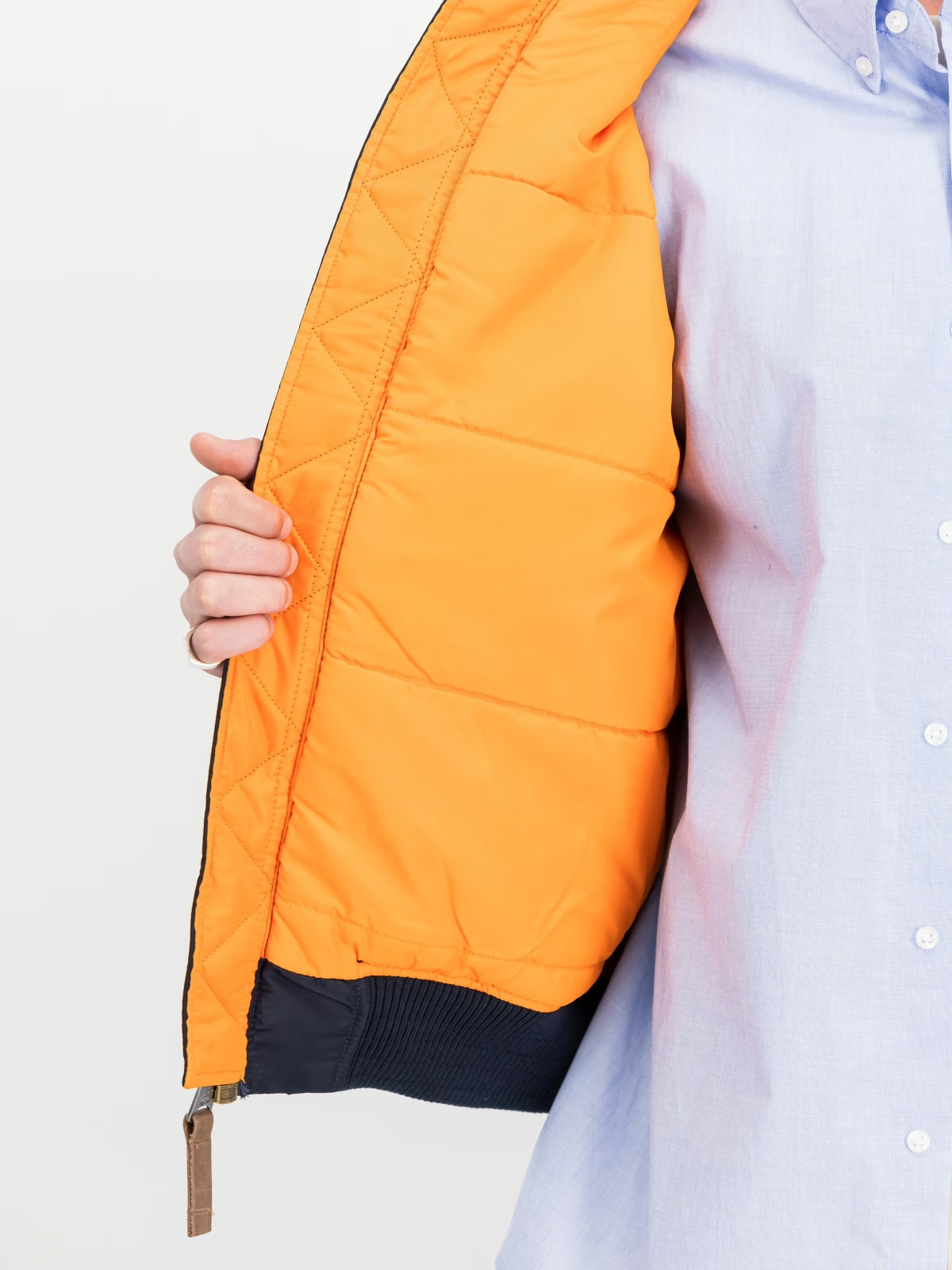ALPHA INDUSTRIES THE MA- VF BOMBER JACKET en color AZUL (4)