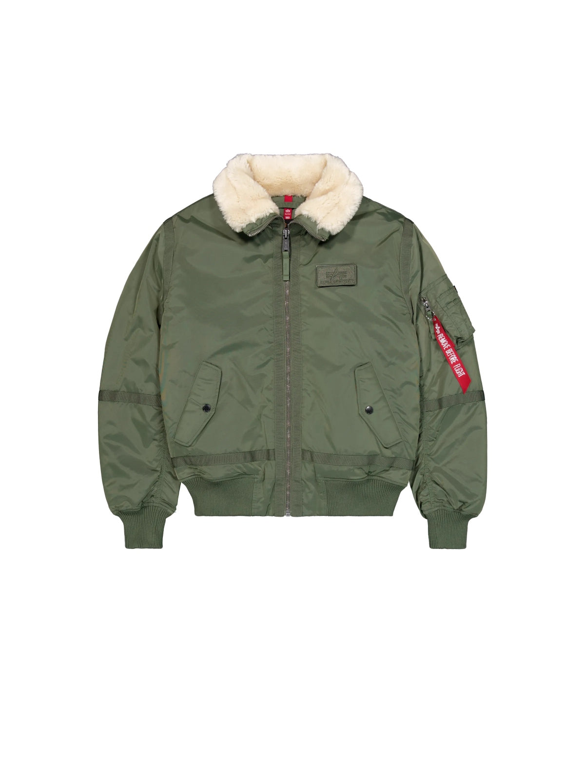 ALPHA INDUSTRIES THE B- III TT BOMBER JACKET en color VERDE (7)