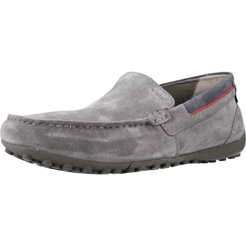 GEOX UOMO SNAKE MOCASSINO en color GRIS (1)