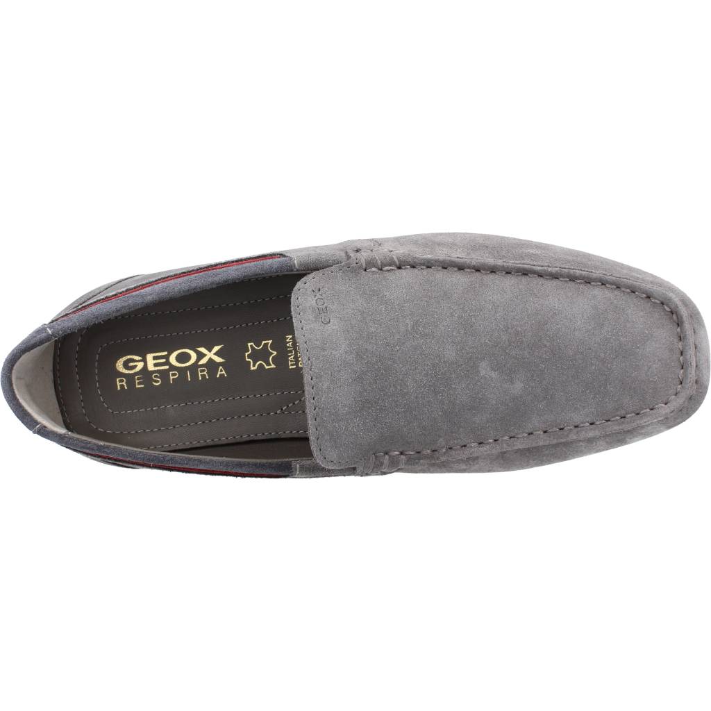 GEOX UOMO SNAKE MOCASSINO en color GRIS (7)