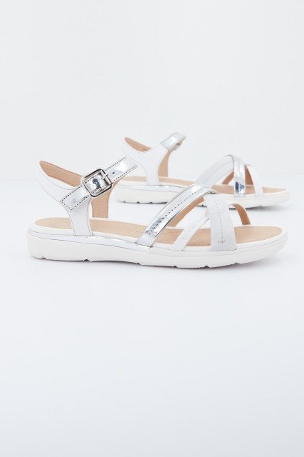GEOX D SANDAL HIVER en color BLANCO (2)