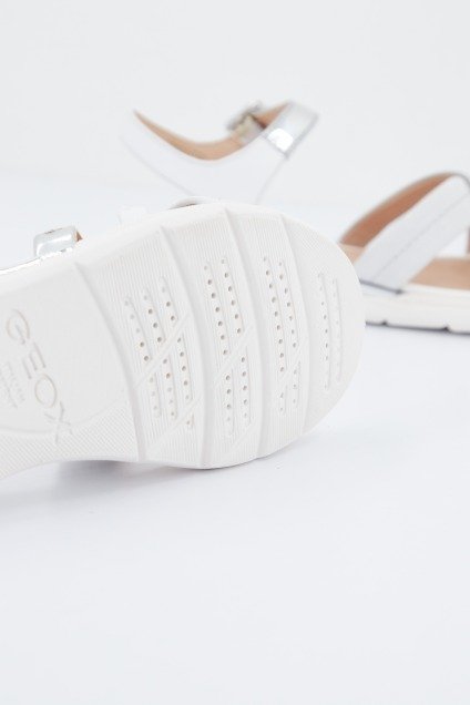 GEOX D SANDAL HIVER en color BLANCO (4)