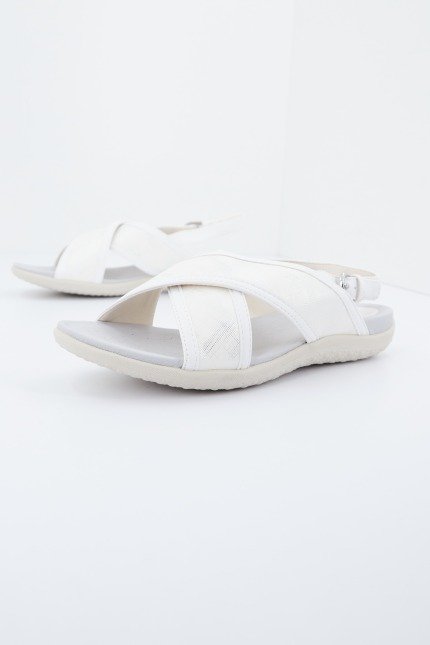 GEOX D SANDAL VEGA en color BLANCO (1)