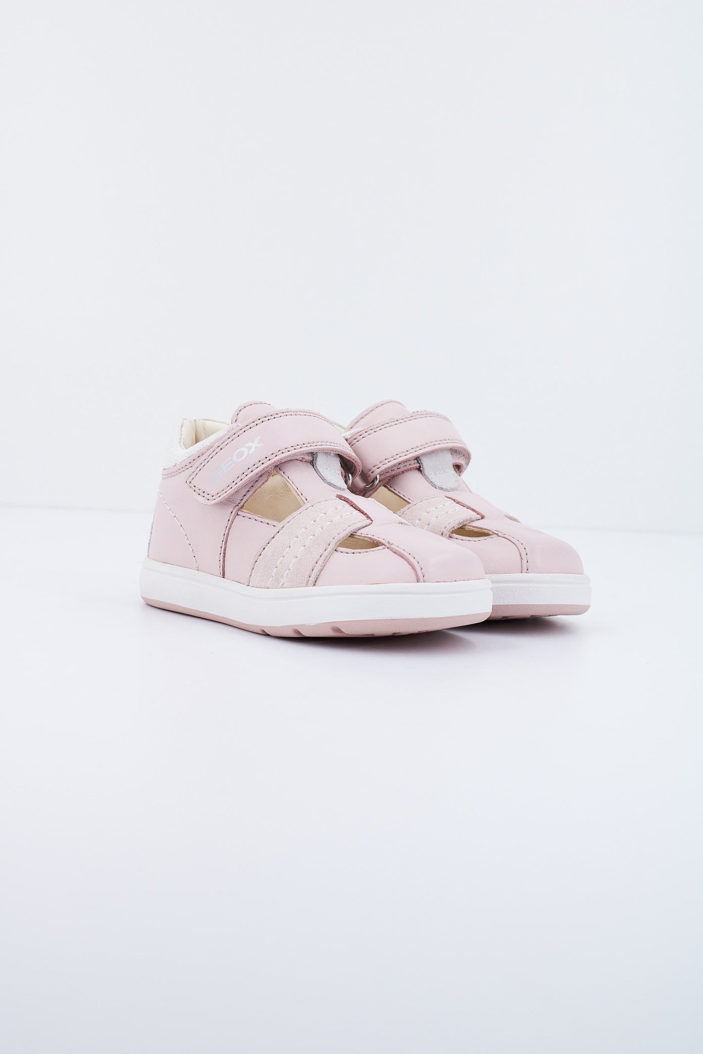 GEOX B BIGLIA G.D - NAPPA + SUEDE en color ROSA (2)