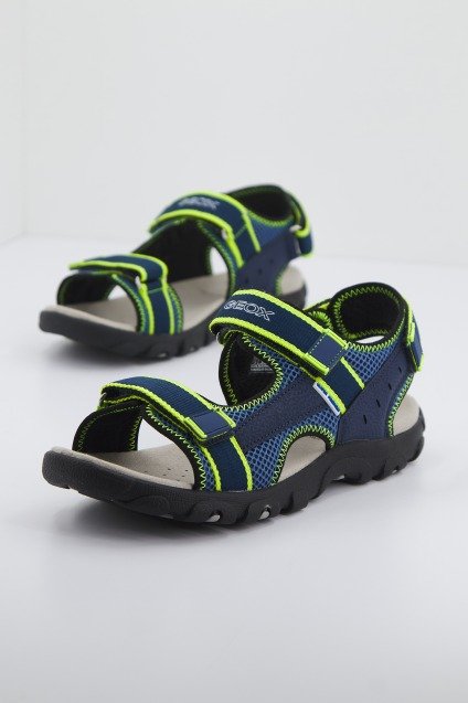 GEOX JR SANDAL STRADA en color AZUL (1)