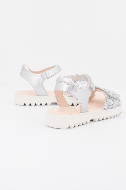 GEOX J SANDAL CORALIE GIR en color GRIS (3)