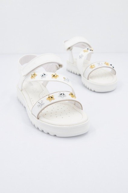 GEOX J SANDAL CORALIE GIR en color BLANCO (2)