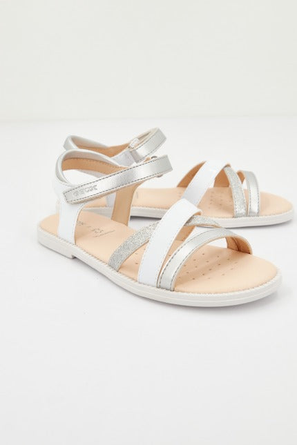 GEOX J SANDAL KARLY GIRL en color BLANCO (1)