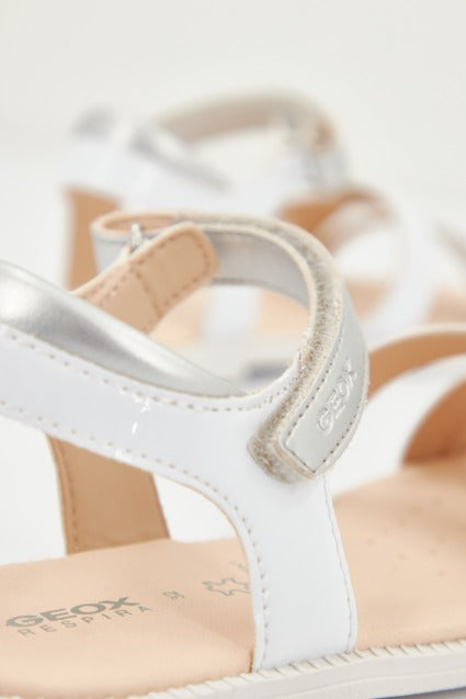 GEOX J SANDAL KARLY GIRL en color BLANCO (4)