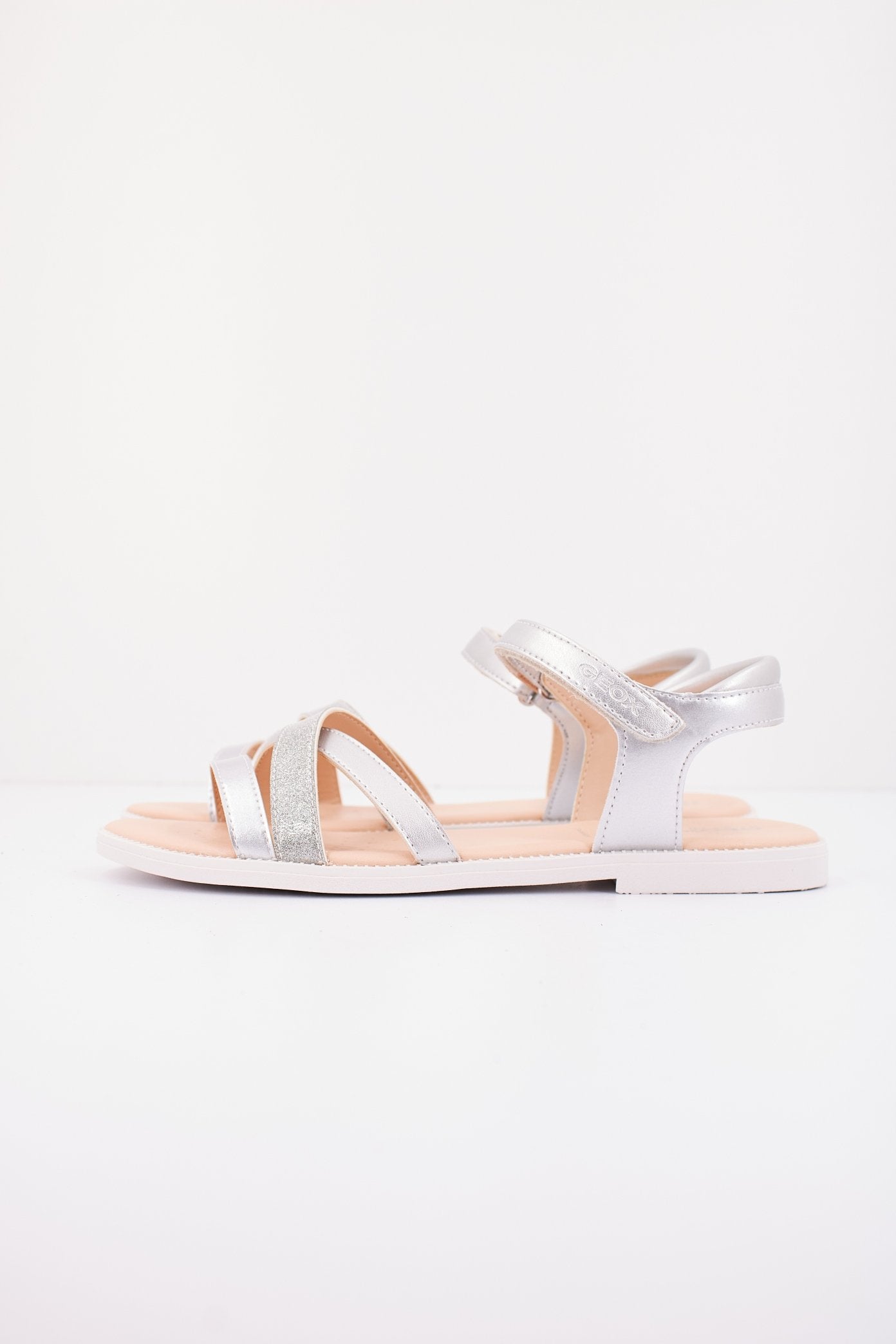 GEOX J SANDAL KARLY GIRL en color PLATA (1)