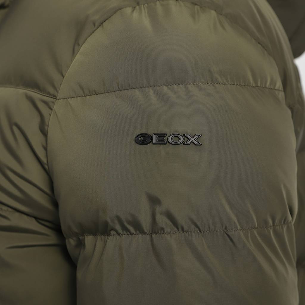 GEOX M HILSTONE SHORT JKT en color VERDE (4)