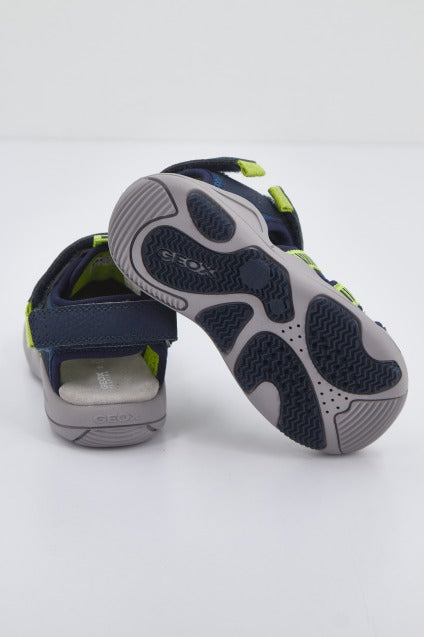 GEOX JR SANDAL KYLE en color AZUL (3)