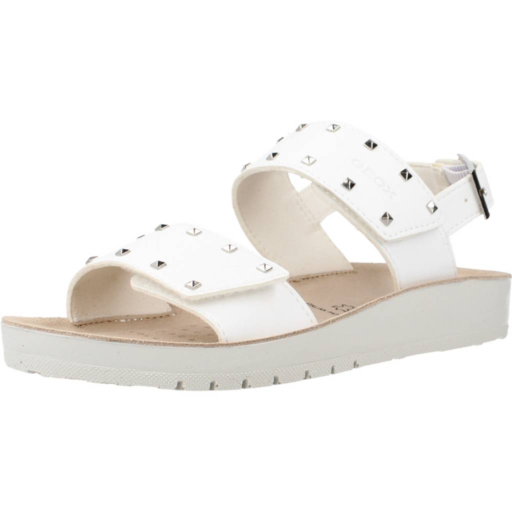 GEOX J SANDAL COSTAREI GI en color BLANCO (1)
