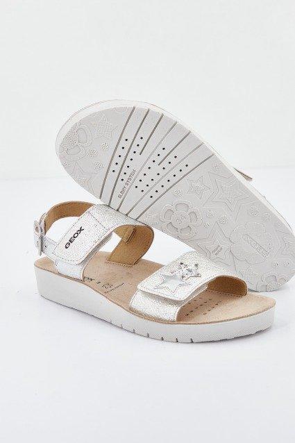 GEOX J SANDAL COSTAREI GI en color PLATA (2)