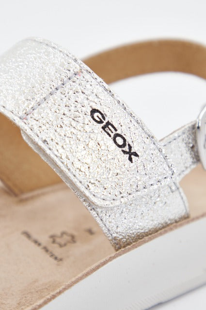 GEOX J SANDAL COSTAREI GI en color PLATA (4)