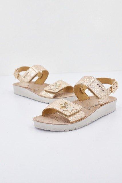 Geox Sandali Costarei Per Bambine - Sandali Glamour Metallizzati Con Suola Traspirante - Foto 12