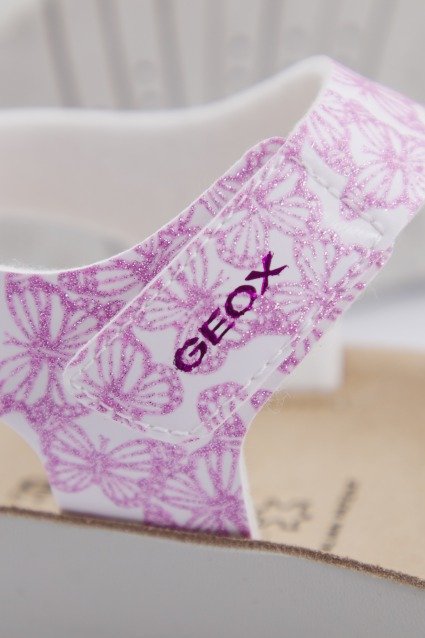 GEOX J SANDAL COSTAREI GI en color BLANCO (4)