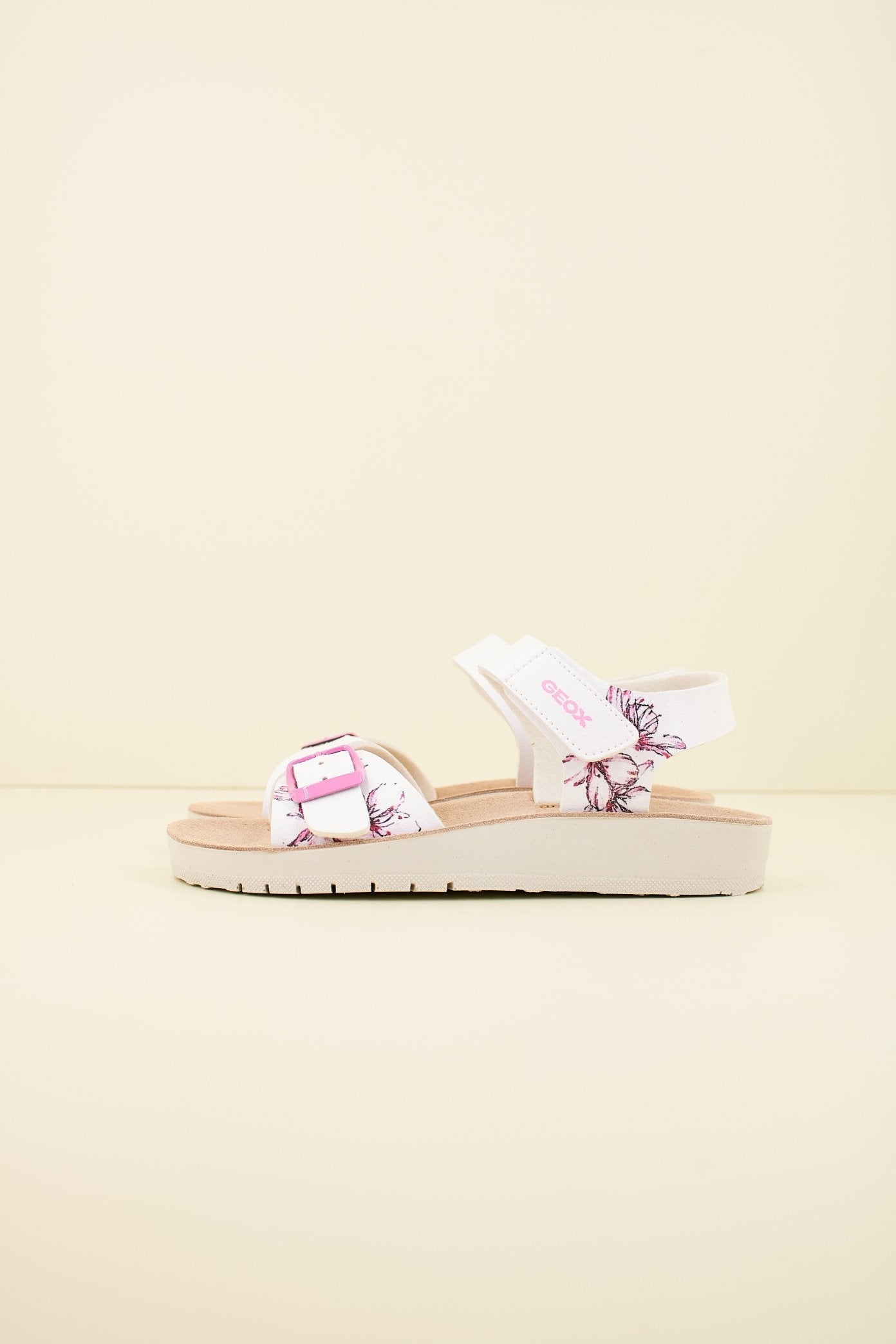 GEOX J SANDAL COSTAREI GI en color BLANCO (1)