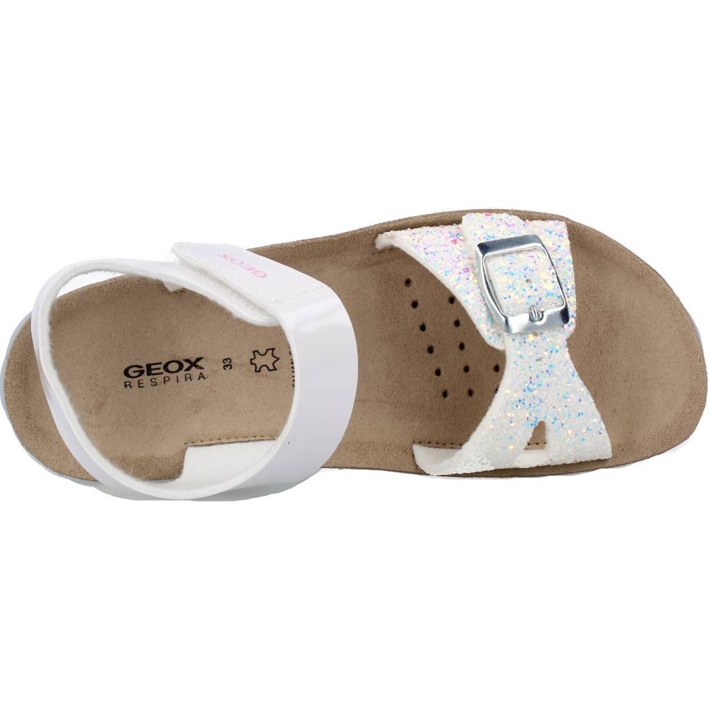 GEOX J SANDAL COSTAREI GI en color BLANCO (7)