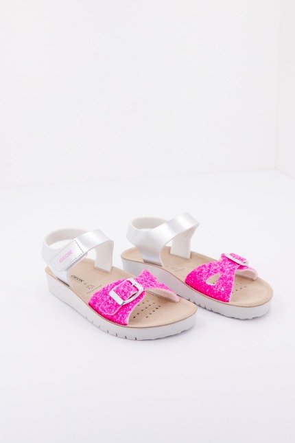 GEOX J SANDAL COSTAREI GI en color PLATA (2)