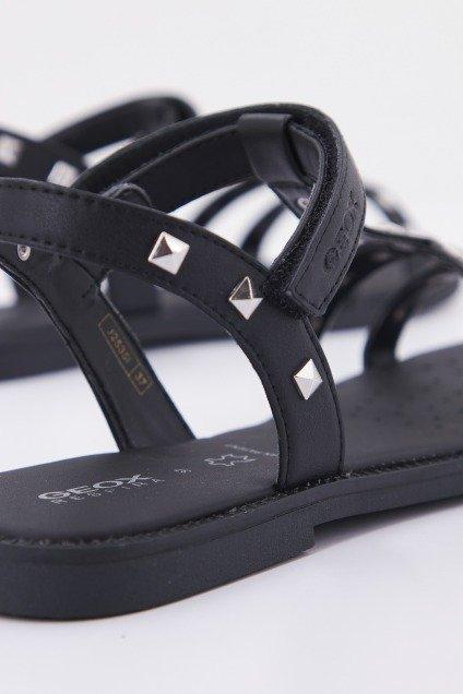 GEOX J SANDAL KARLY GIRL en color NEGRO (4)