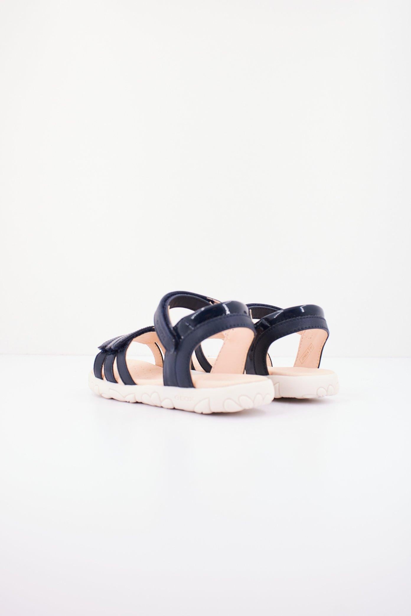 GEOX J SANDAL HAITI GIRL en color AZUL (3)