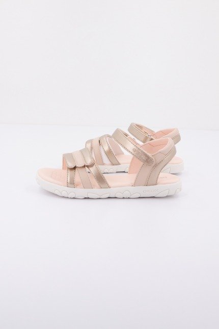 GEOX J SANDAL HAITI GIRL en color ORO (2)