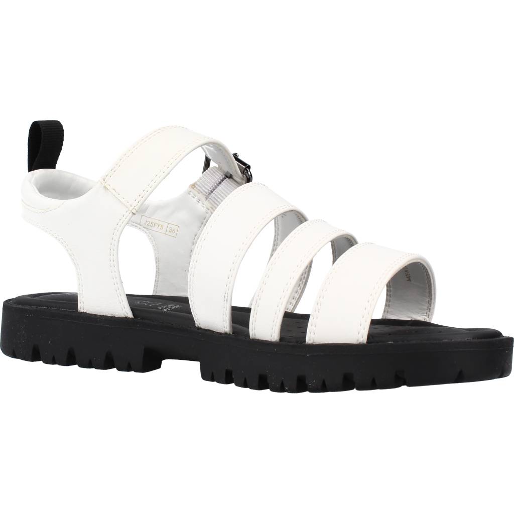 GEOX J SANDAL STARBLUSH G en color BLANCO (5)
