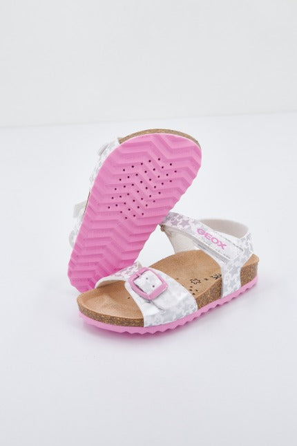 GEOX B SANDAL CHALKI GIRL en color BLANCO (3)