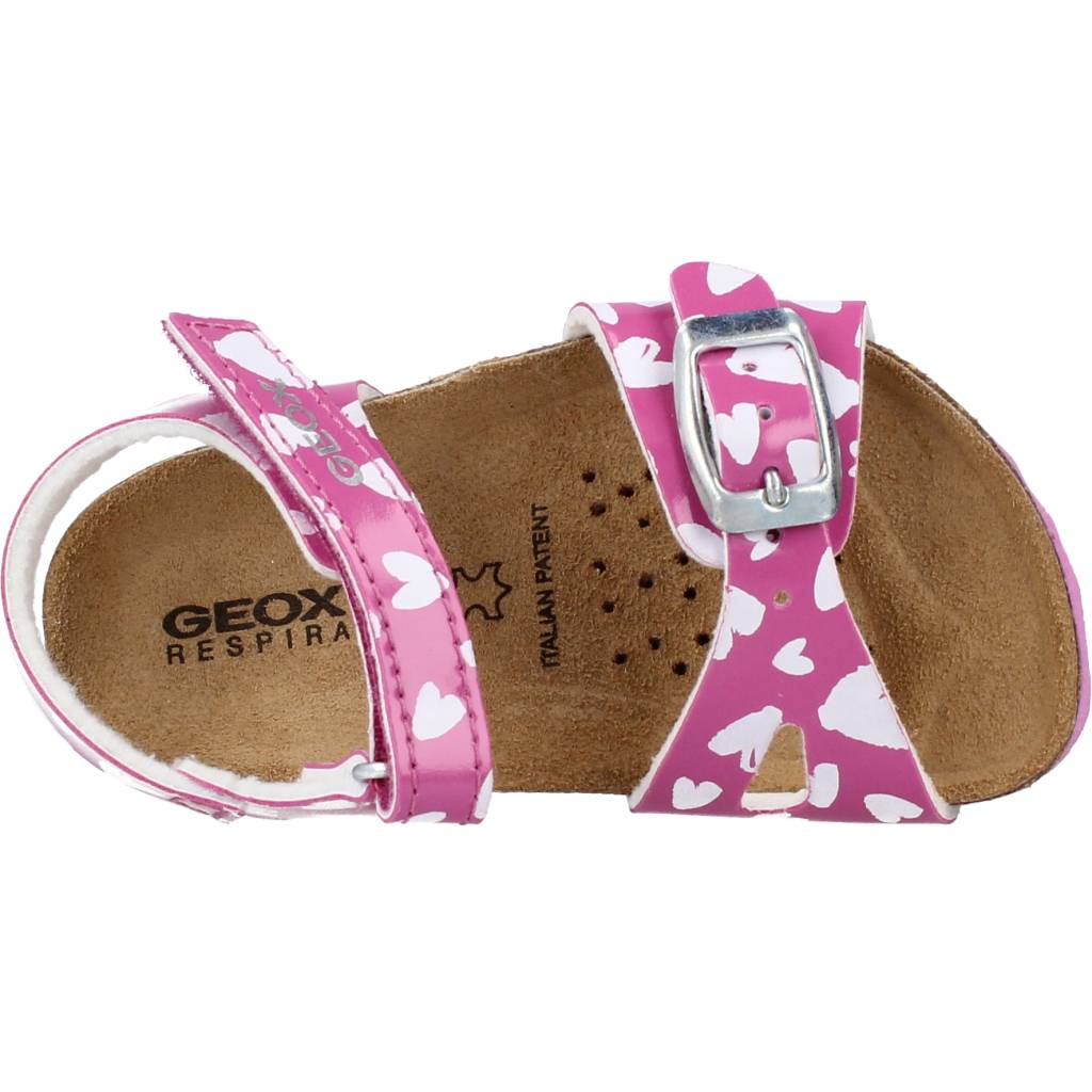 GEOX B SANDAL CHALKI GIRL en color ROJO (7)