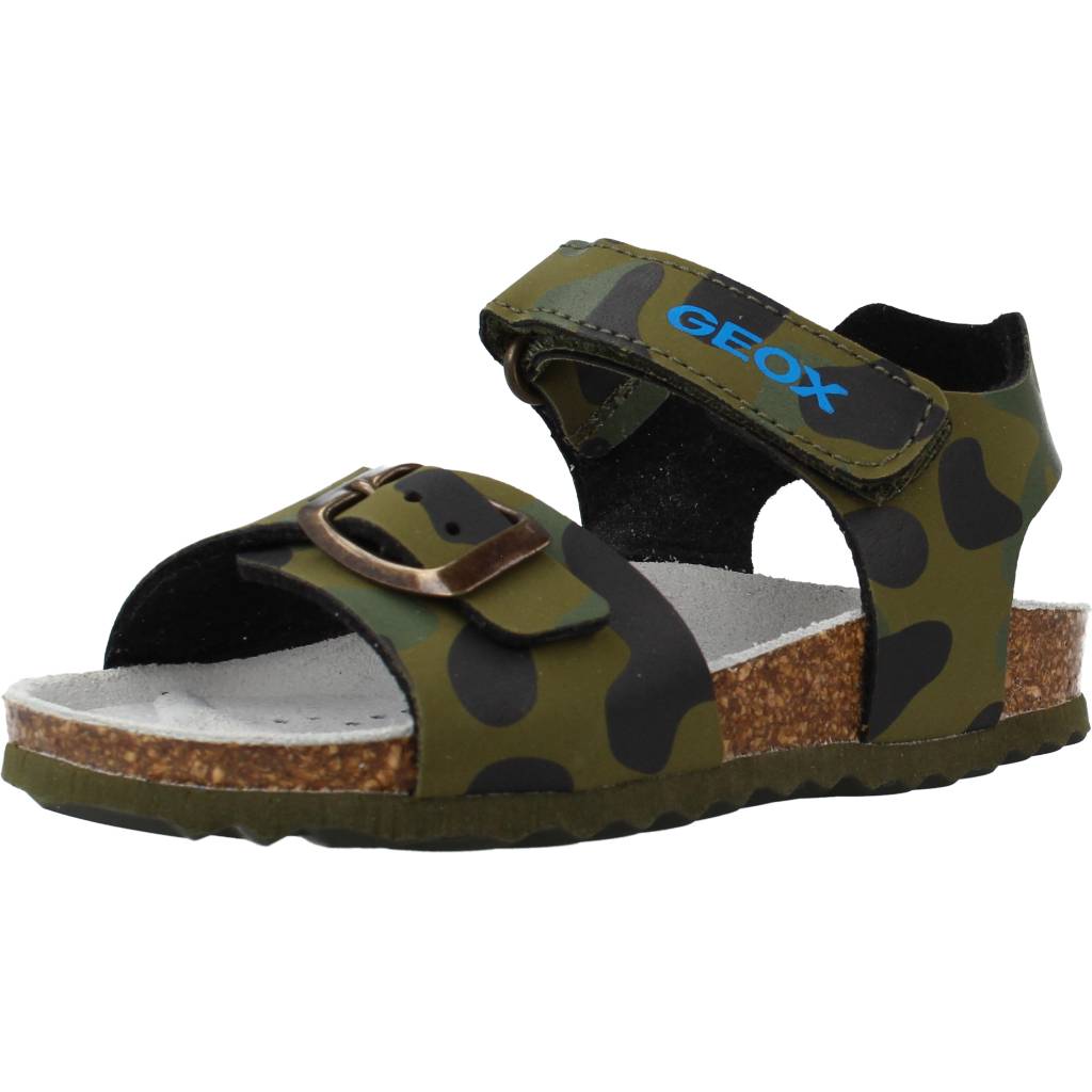 GEOX B SANDAL CHALKI BOY en color VERDE (1)