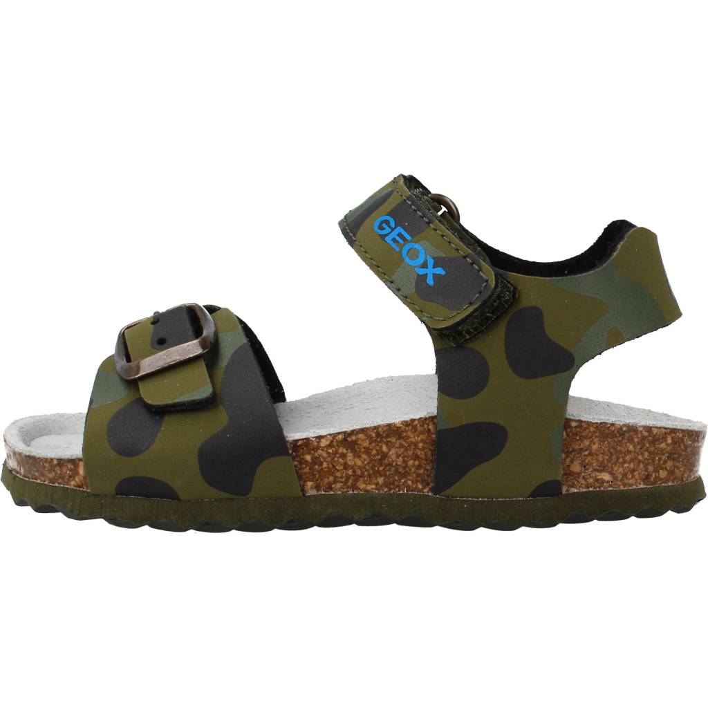 GEOX B SANDAL CHALKI BOY en color VERDE (2)