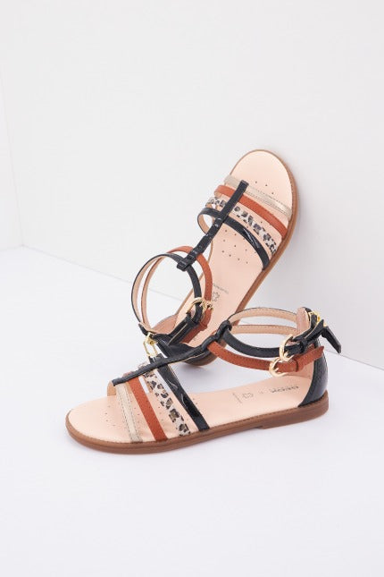 GEOX J SANDAL KARLY GIRL en color MARRON (3)