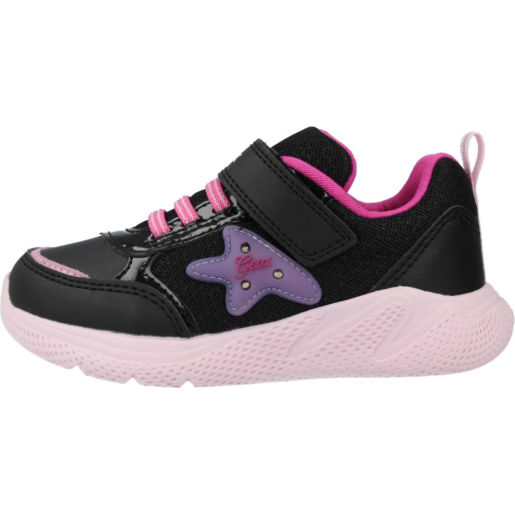 GEOX B SPRINTYE GIRL D en color NEGRO (2)