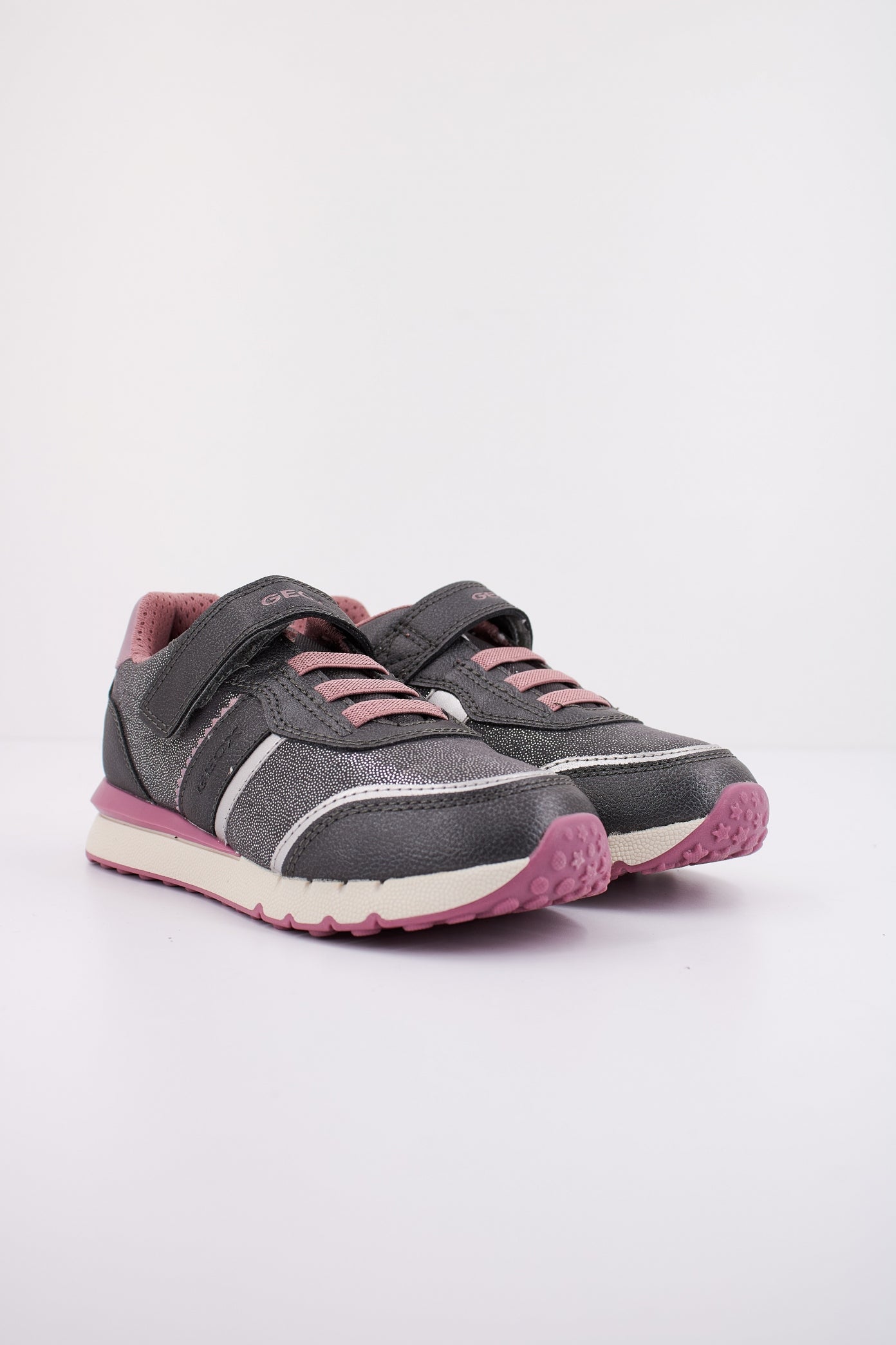 GEOX J FASTICS GIRL en color GRIS (2)