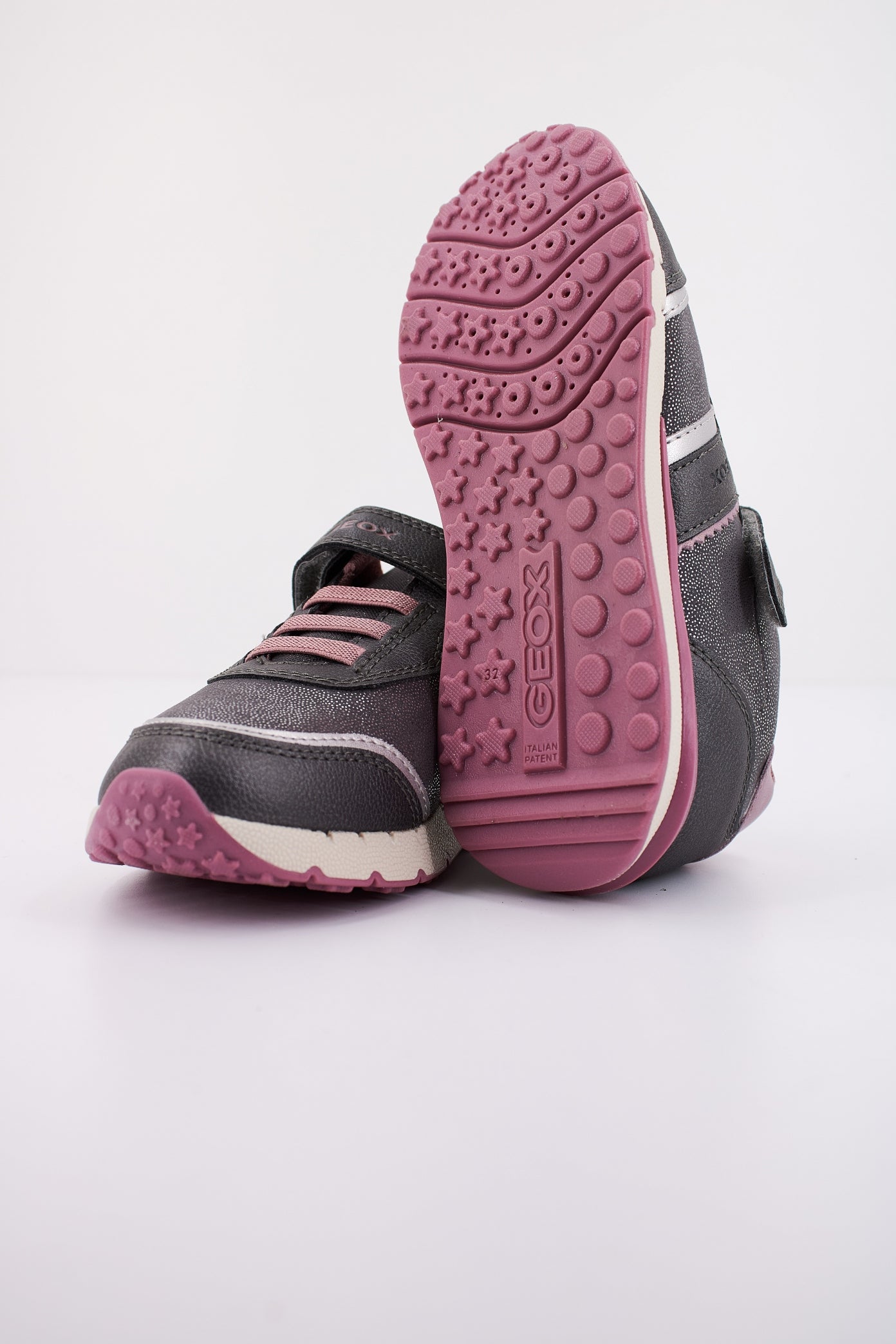 GEOX J FASTICS GIRL en color GRIS (5)