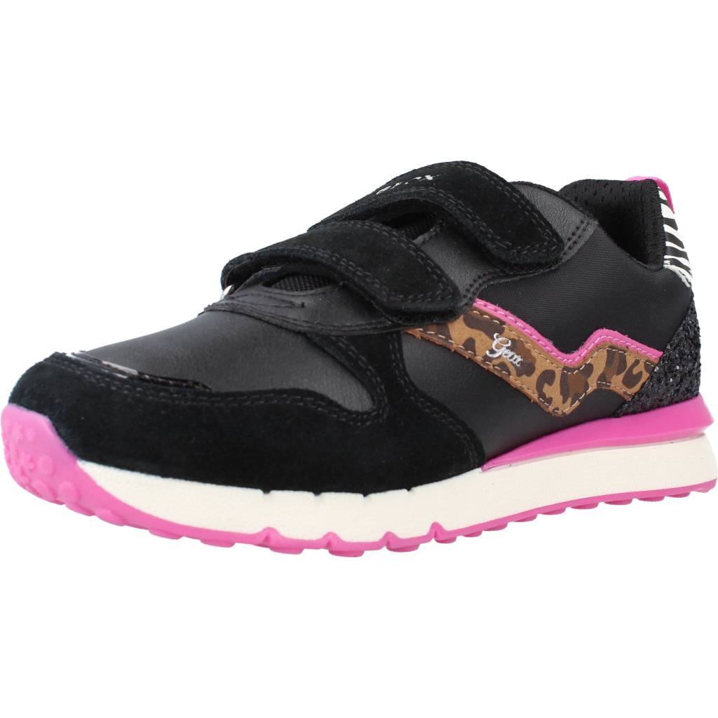 GEOX J FASTICS GIRL C en color NEGRO (1)