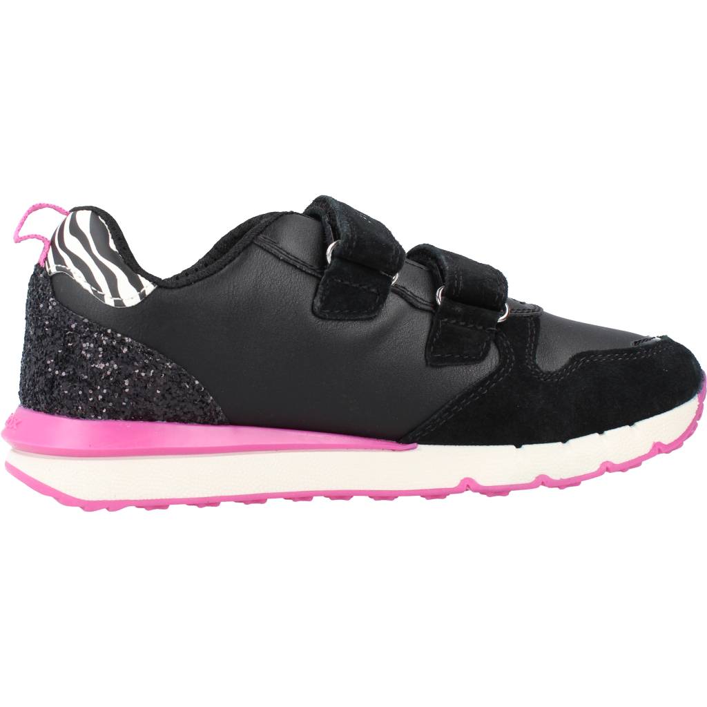 GEOX J FASTICS GIRL C en color NEGRO (4)