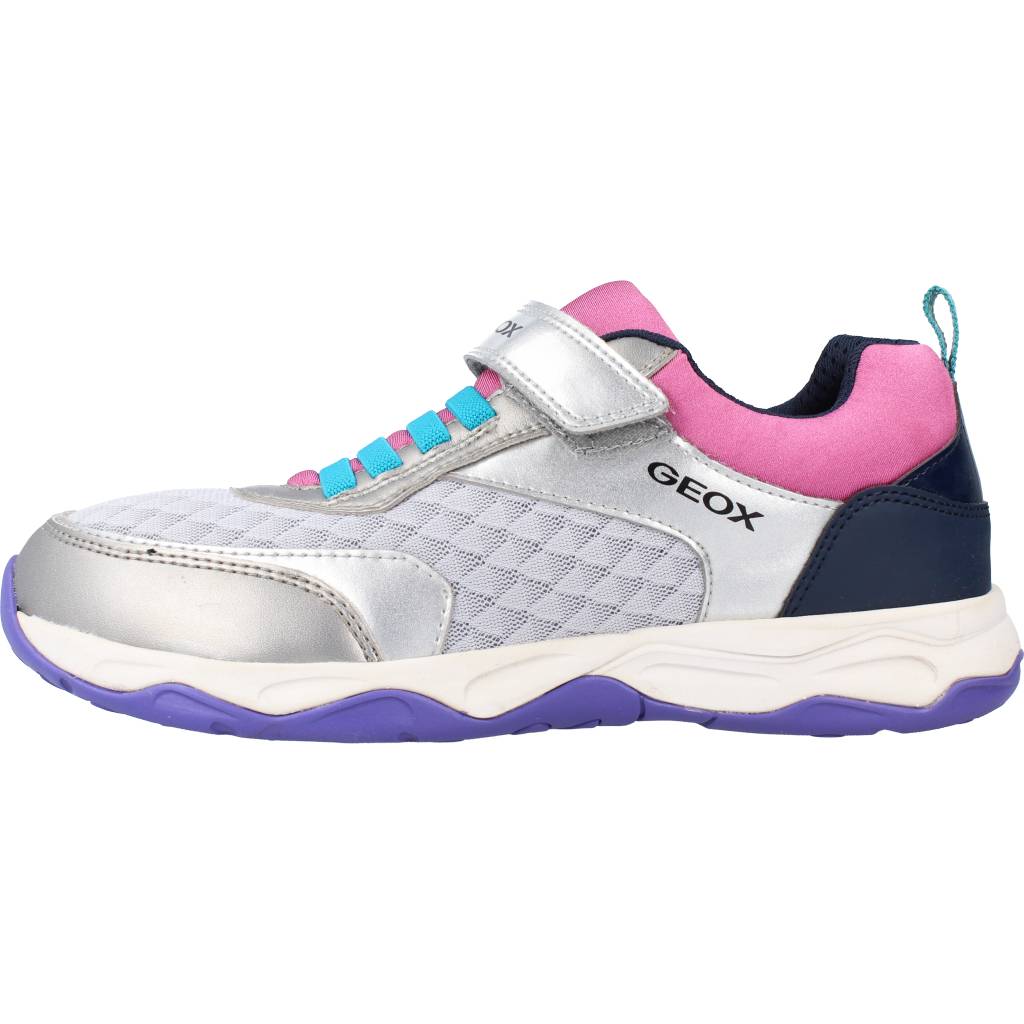 GEOX J CALCO GIRL A en color PLATA (2)