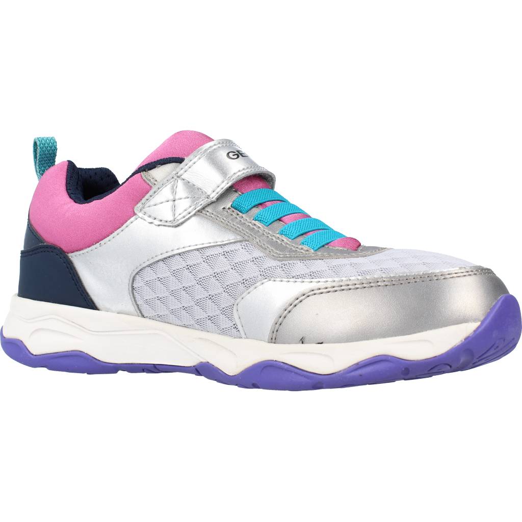 GEOX J CALCO GIRL A en color PLATA (5)