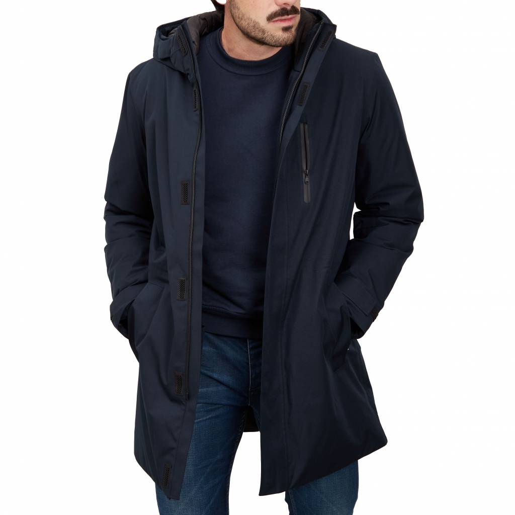 GEOX M CLINTFORD PARKA en color AZUL (2)