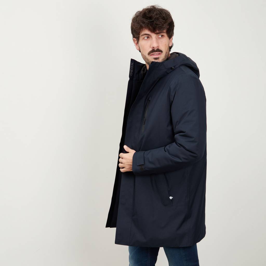GEOX M CLINTFORD PARKA en color AZUL (4)