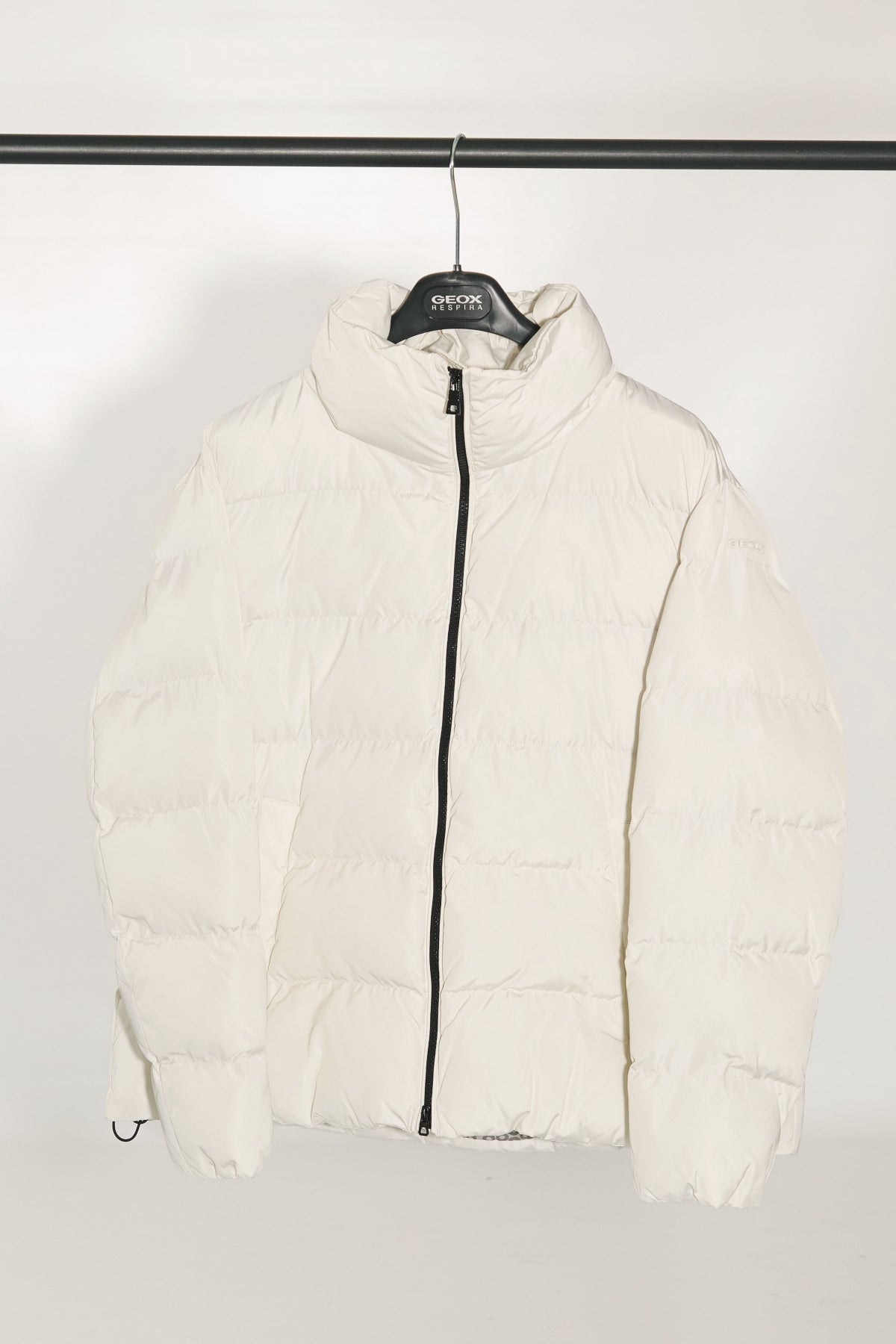 GEOX W ANYLLA SHORT PARKA en color BLANCO (2)