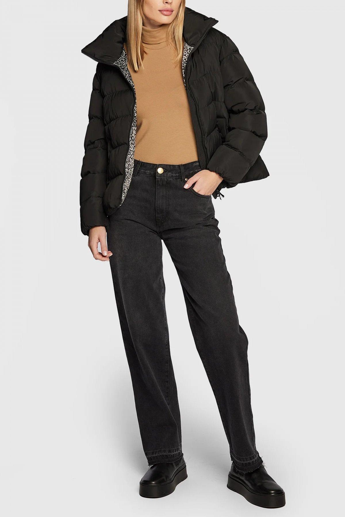 GEOX W ANYLLA SHORT PARKA en color NEGRO (4)
